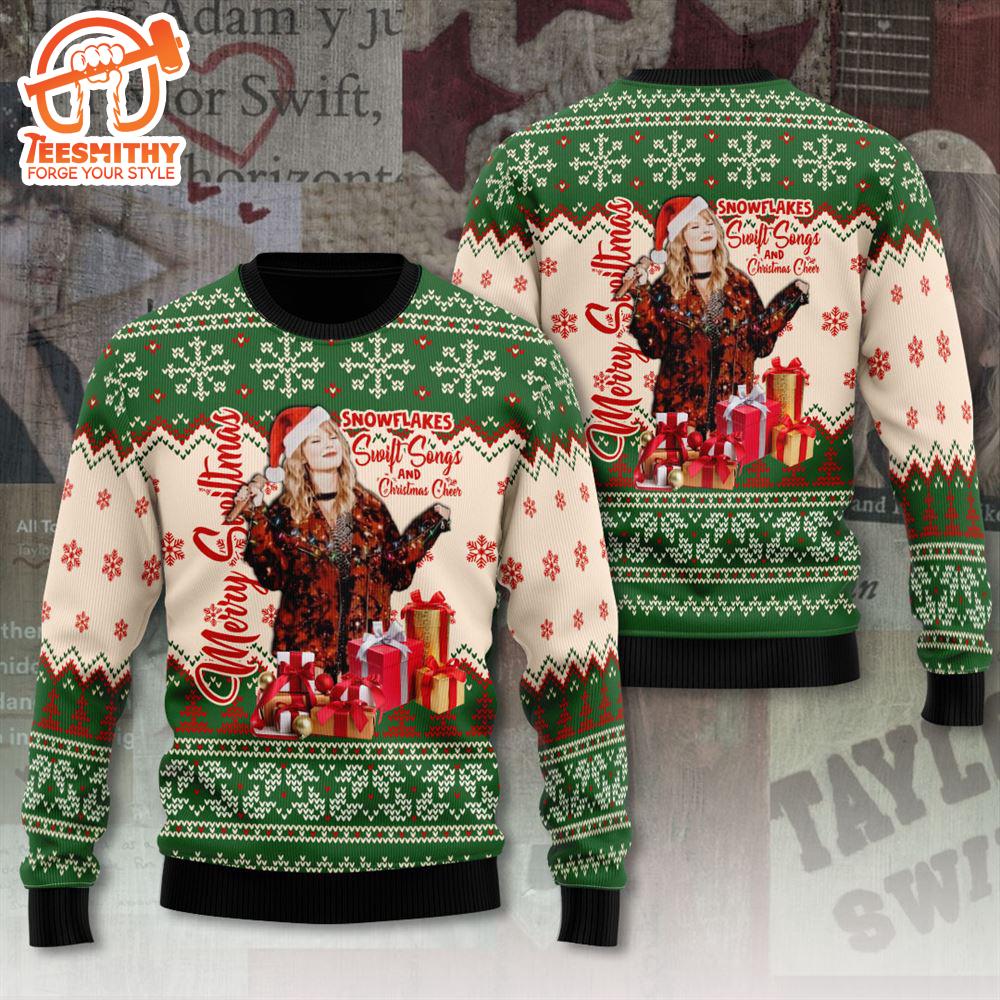 Taylor Swift Green The Eras Tour 3D Ugly Sweater