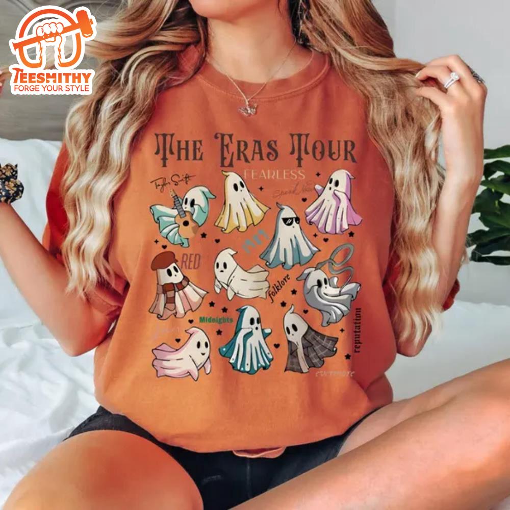 Taylor Swift Halloween Shirt Ghost Eras Tour Halloween Shirt