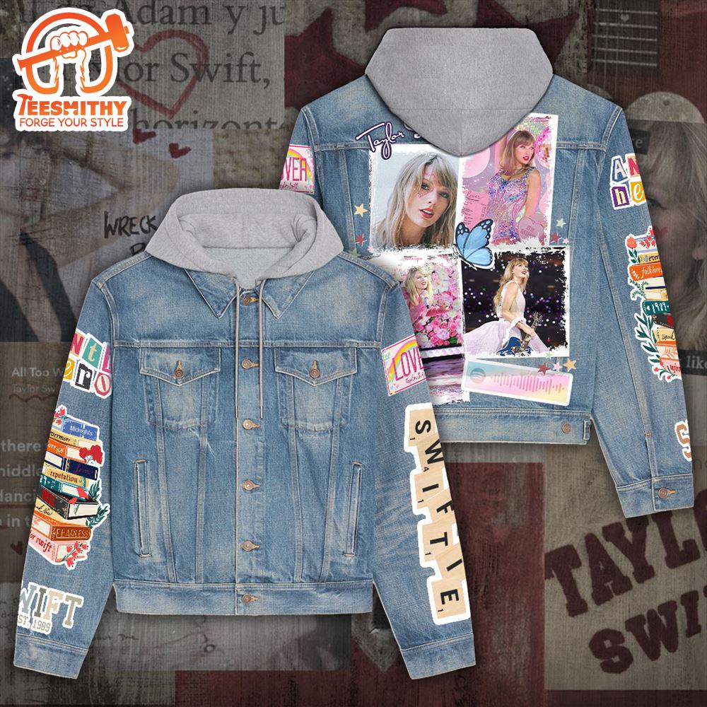 Taylor Swift Love Album Women’s Denim Hood Jacket