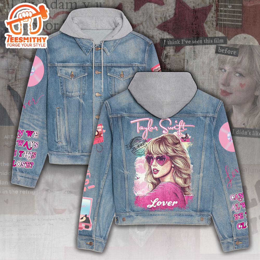 Taylor Swift Love You Women’s Denim Hood Jacket