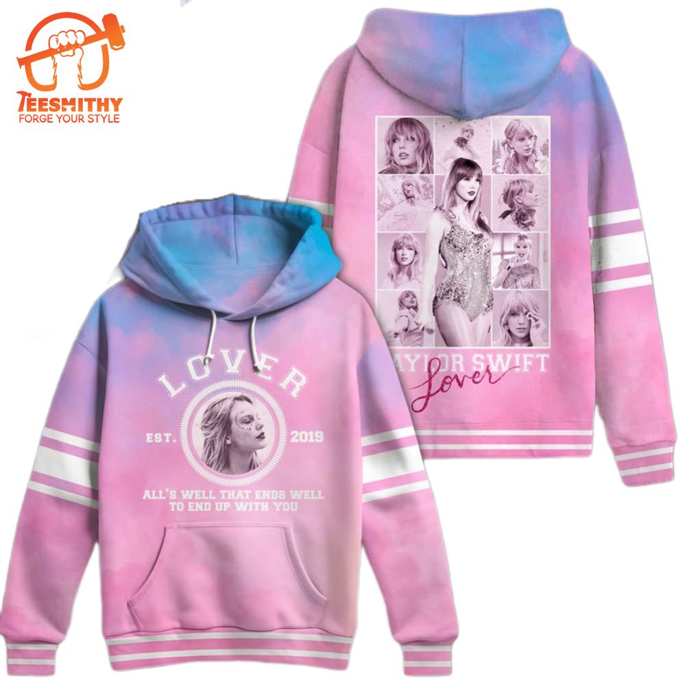 Taylor Swift Lover Era All Over Print Hoodie Shirt