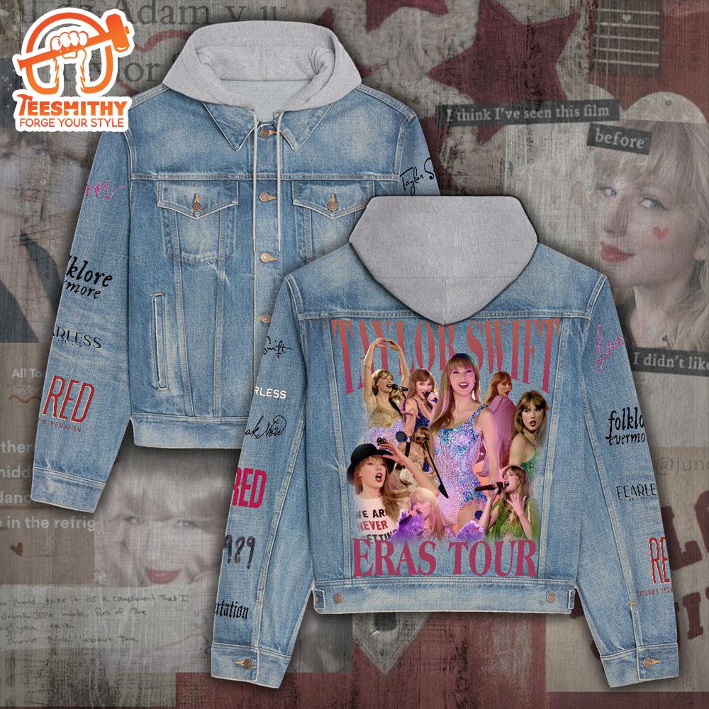 Taylor Swift Lover Fest Concept Women’s Denim Hood Jacket