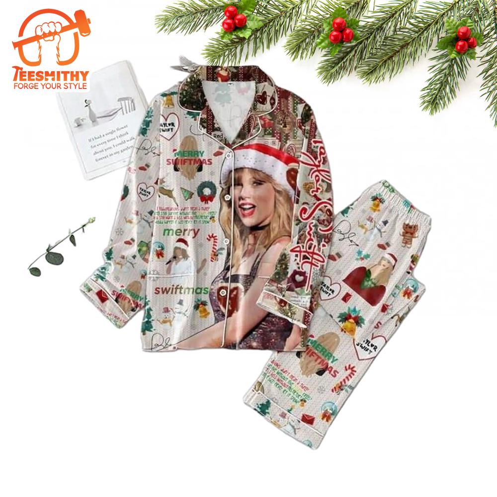 Taylor Swift Lover Tour Pajamas Set, The Eras Tour Christmas Pajamas Set