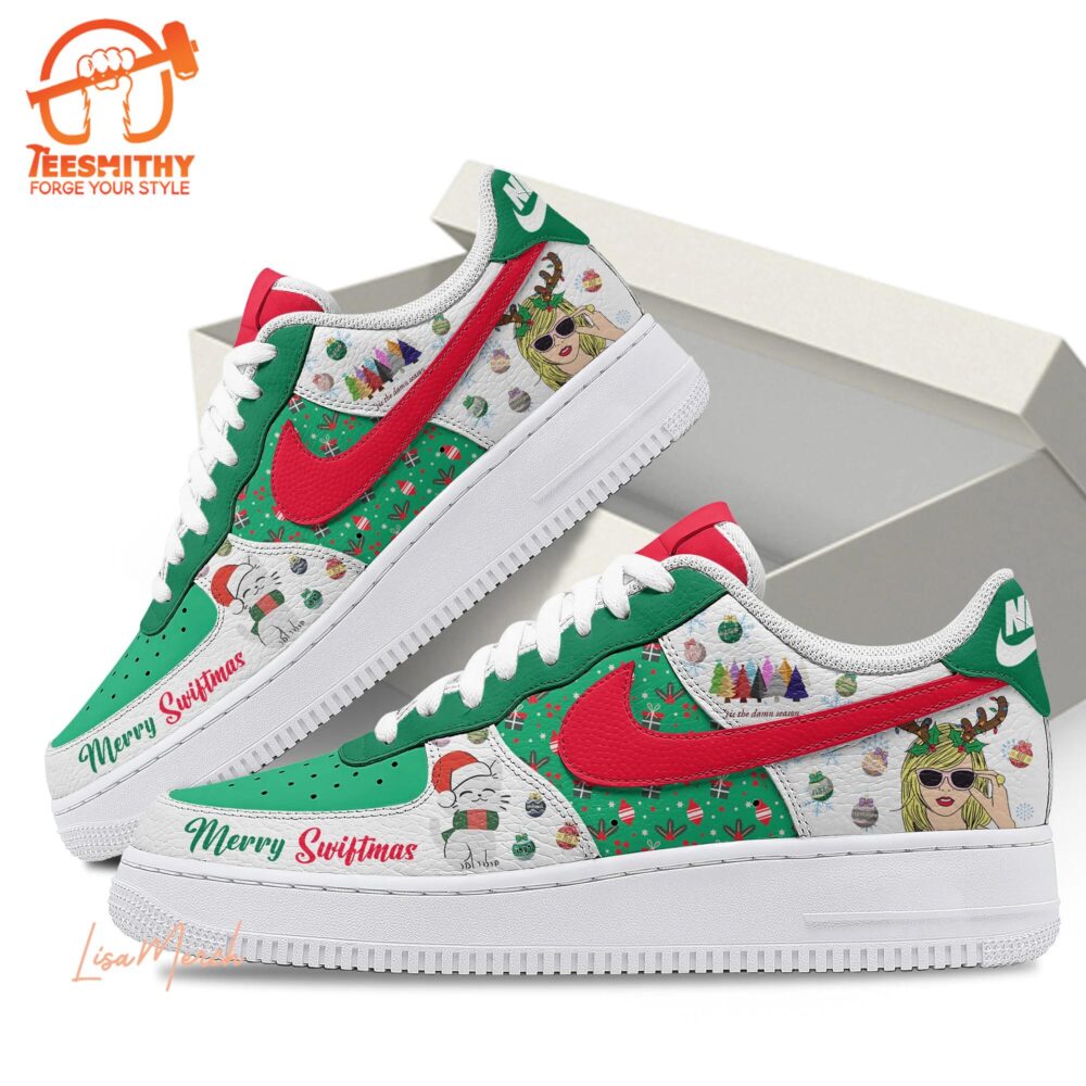 Taylor Swift Merry Swiftmas AF1 Shoes Air Force 1