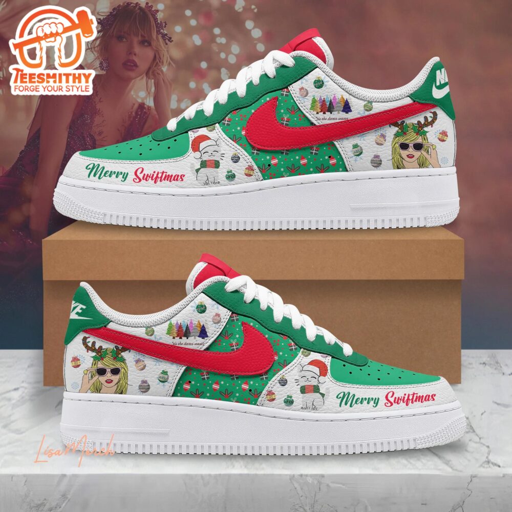 Taylor Swift Merry Swiftmas AF1 Shoes Air Force 1