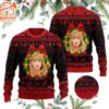 Taylor Swift Merry Swiftmas With Christmas Wreath Knitted Ugly Christmas Sweater