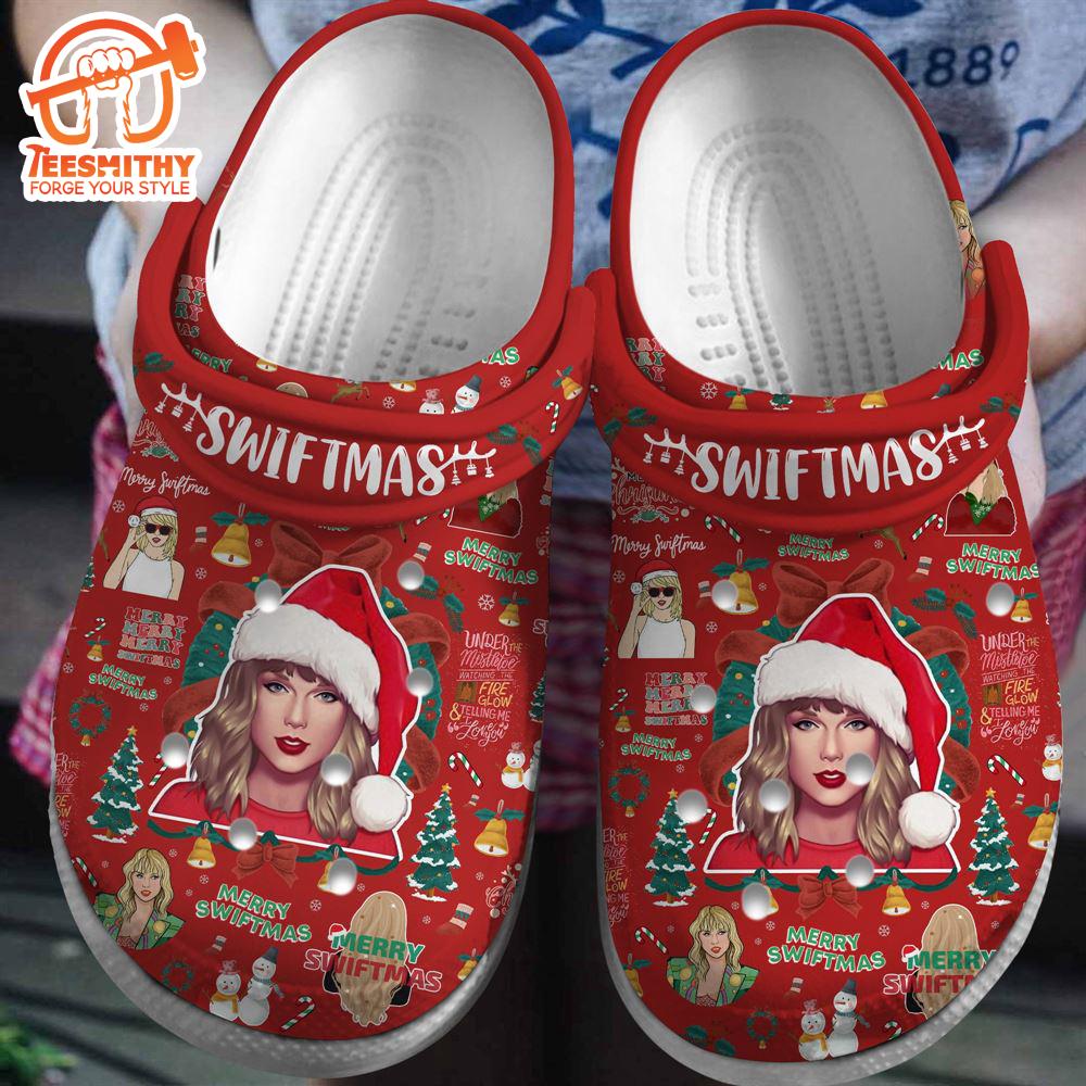 Taylor Swift Music Christmas Crocs Crocband Clogs Shoes For Men Women and Kids