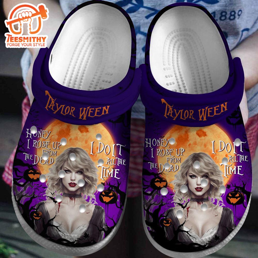 Taylor Swift Music Halloween Clogs Shoes Comfortable For Men Women And Kids