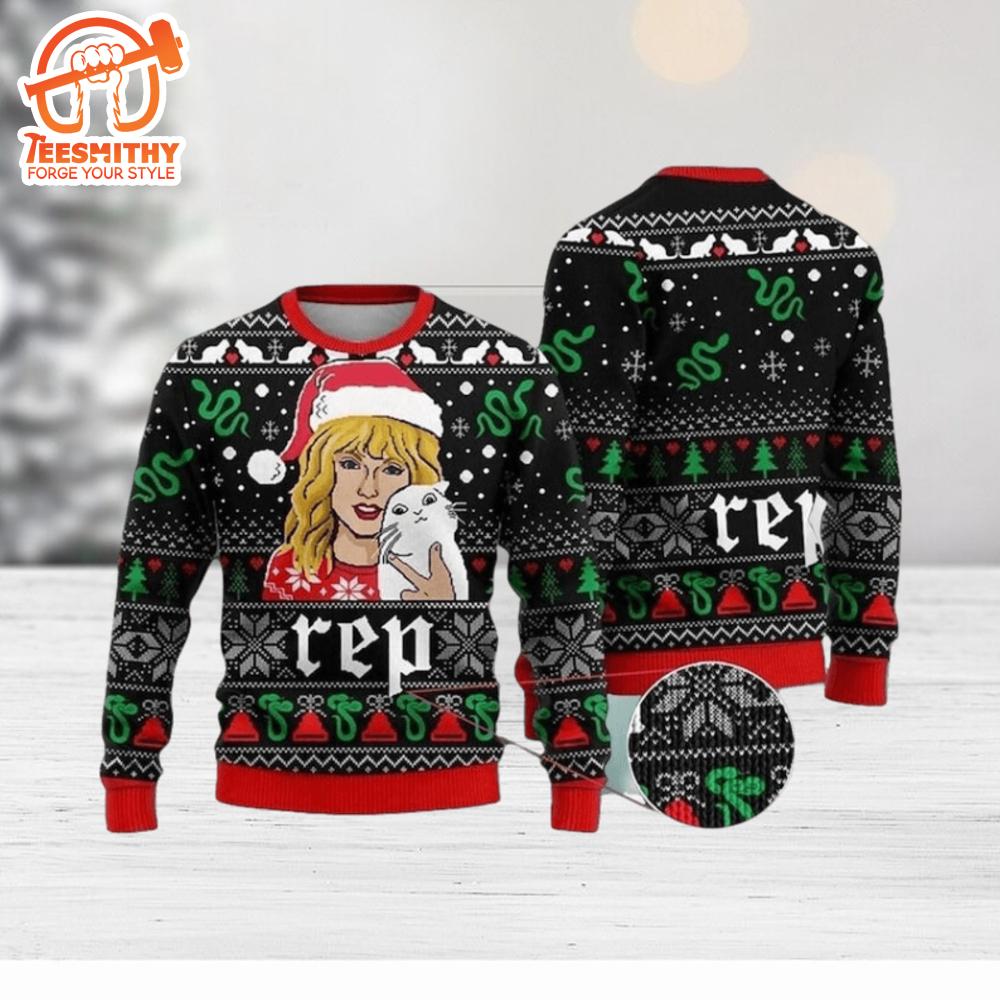 Taylor Swift Rep Ugly Christmas Sweater