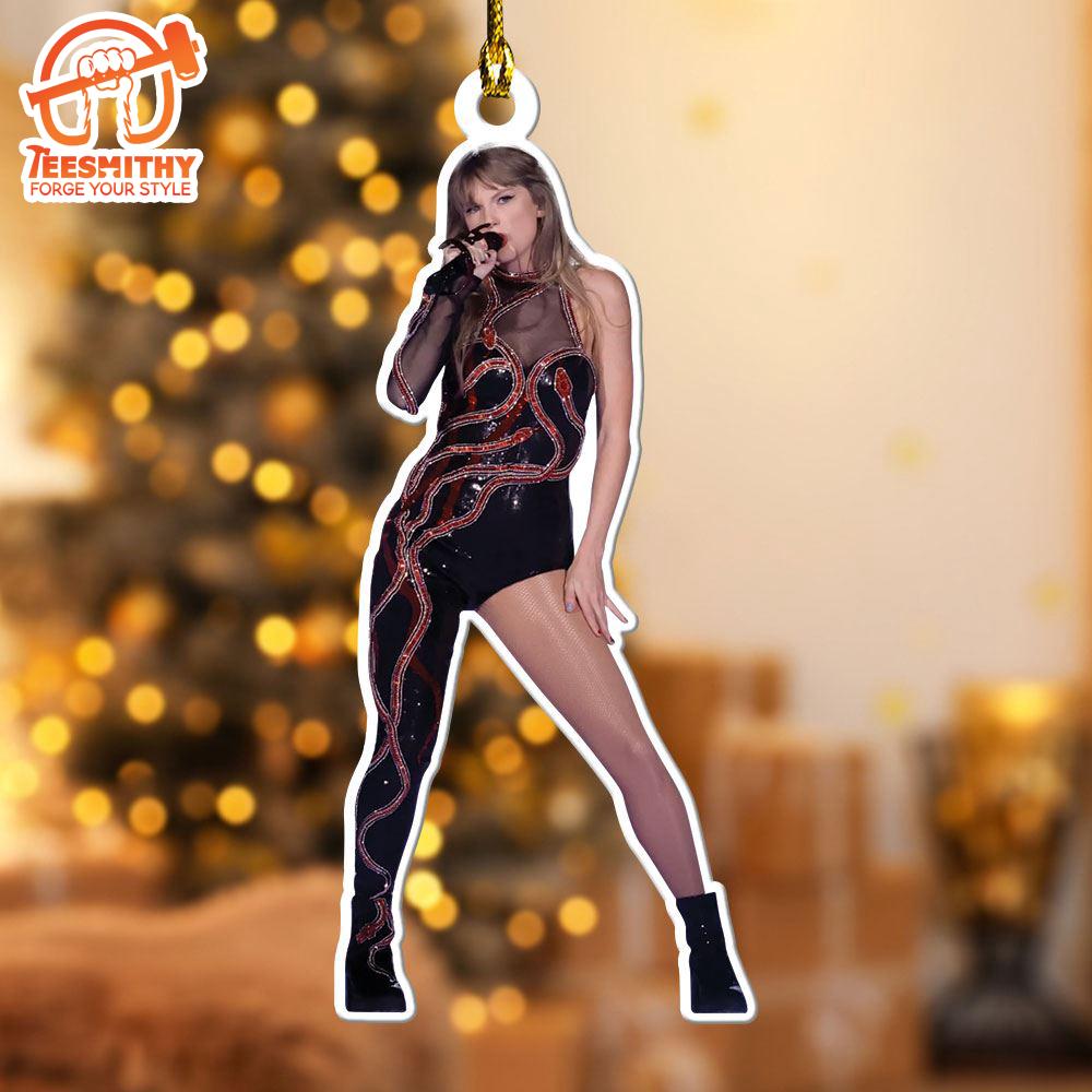 Taylor Swift Singer Custom Shape 2-sided Acrylic Ornament Xmas