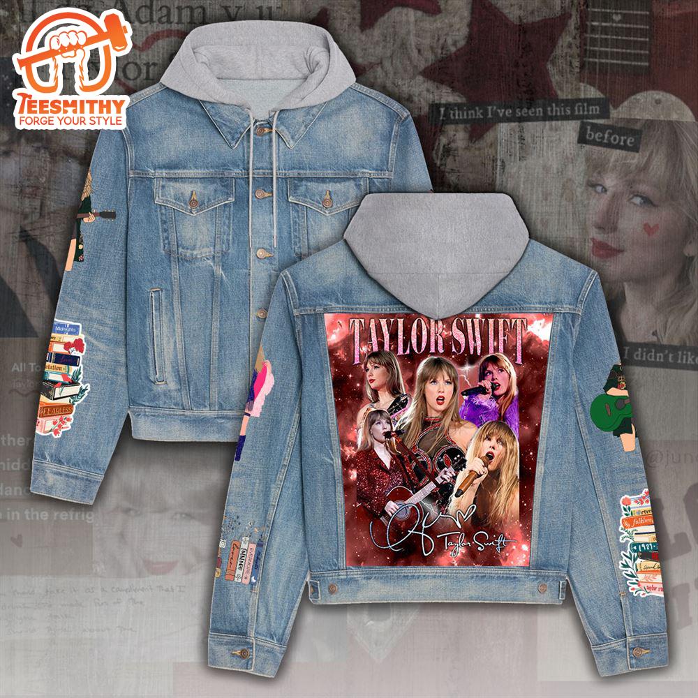 Taylor Swift Speak Now Galaxy Denim Hood Jacket