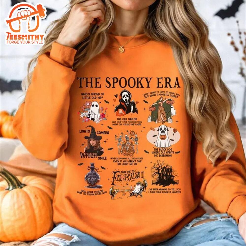 Taylor Swift Spooky Era Halloween Vintage Sweatshirt