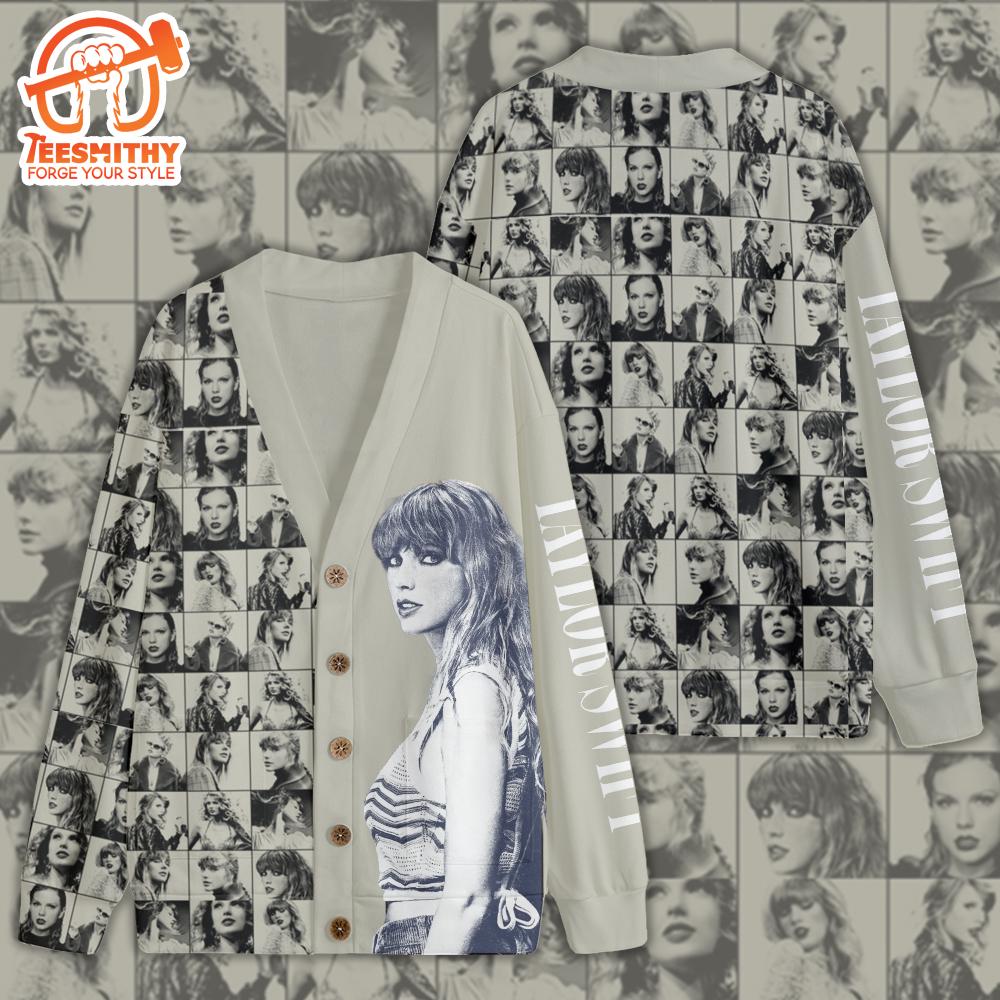 Taylor Swift Style, Taylor Swift Highlight, Taylor Swift Unisex Knitted Fleece Cardigan