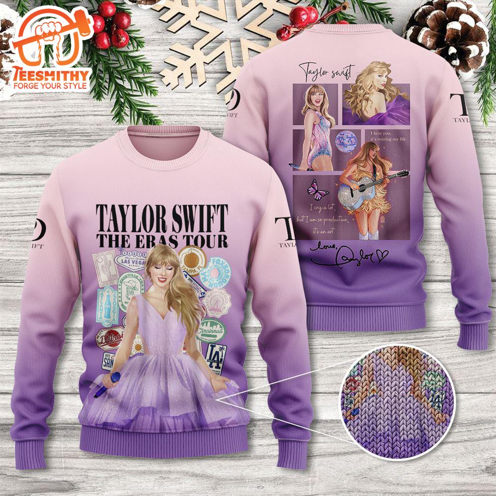 Taylor Swift The Eras Tour 3D Ugly Sweater