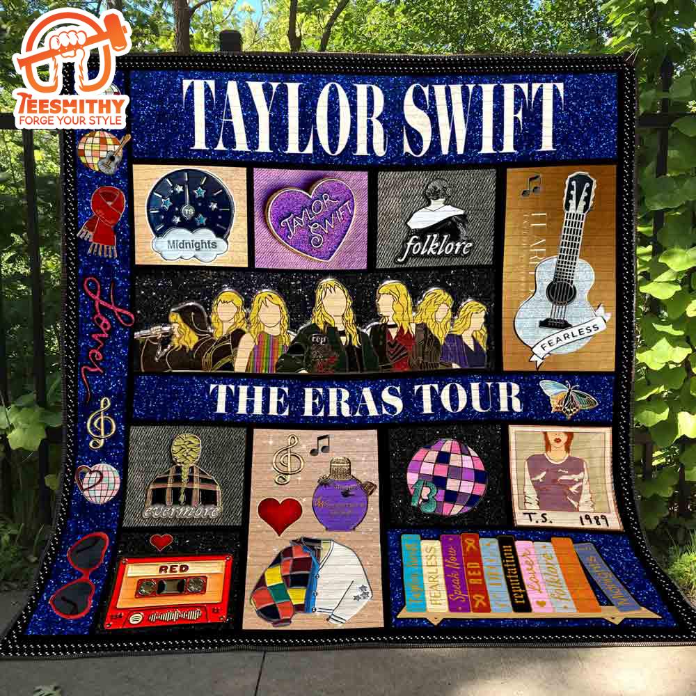 Taylor Swift The Eras Tour Concert Film Fleece Blanket Quilt