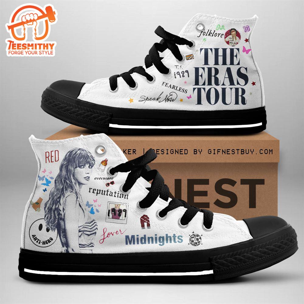 Taylor Swift The Eras Tour Light, Swiftie,Taylor Swift High Top Canvas Shoes