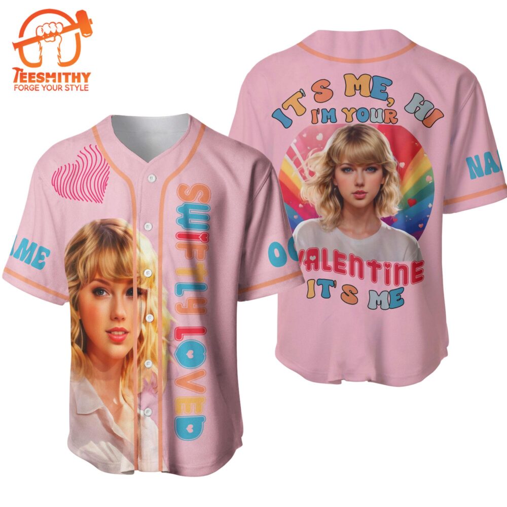 Taylor Swift Version Valentine Jersey, Personalized Taylor Swift Version Jersey