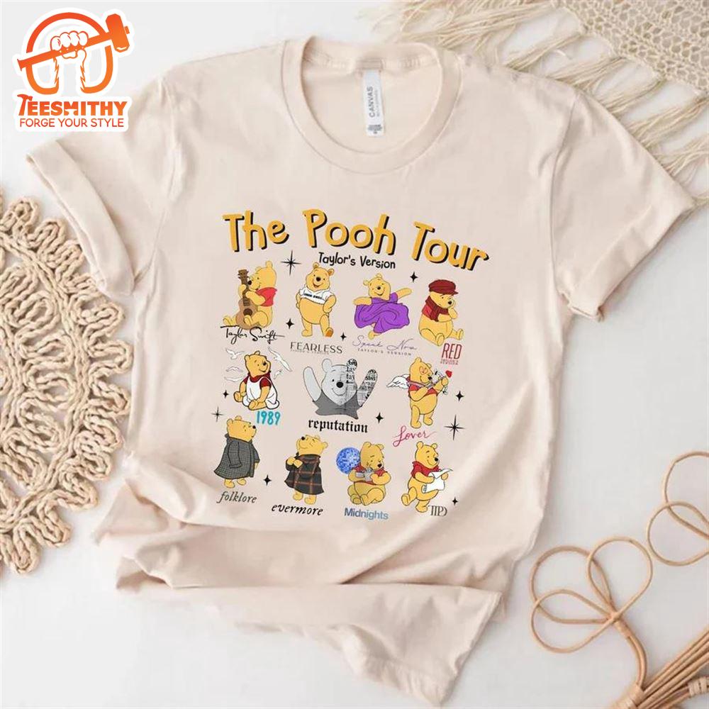 Taylor Swift Winnie The Pooh Eras Tour Tshirt Tee Shirt  Gift Christmas