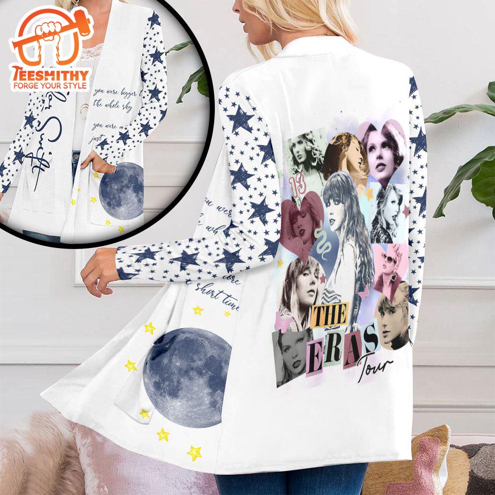 Taylor Swift Women’s Patch Pocket Cardigan For Fans