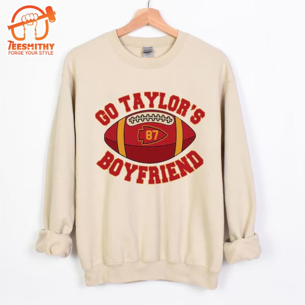 Taylors Boyfriend Sweatshirt, Swiftie Football Shirt, Travis Kelce, Kansas Football Shirt