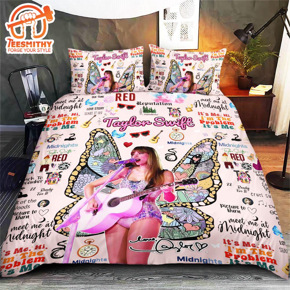 Taylor-Swift Singer Digital Printing Bedding Set