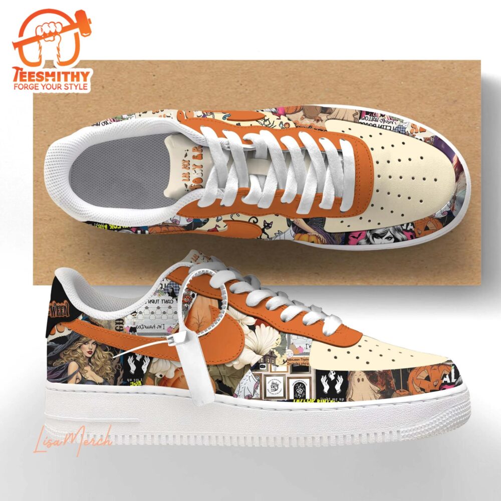 Taylorween In My Spooky Era Taylor Swift 1 AF1 Shoes Air Force 1