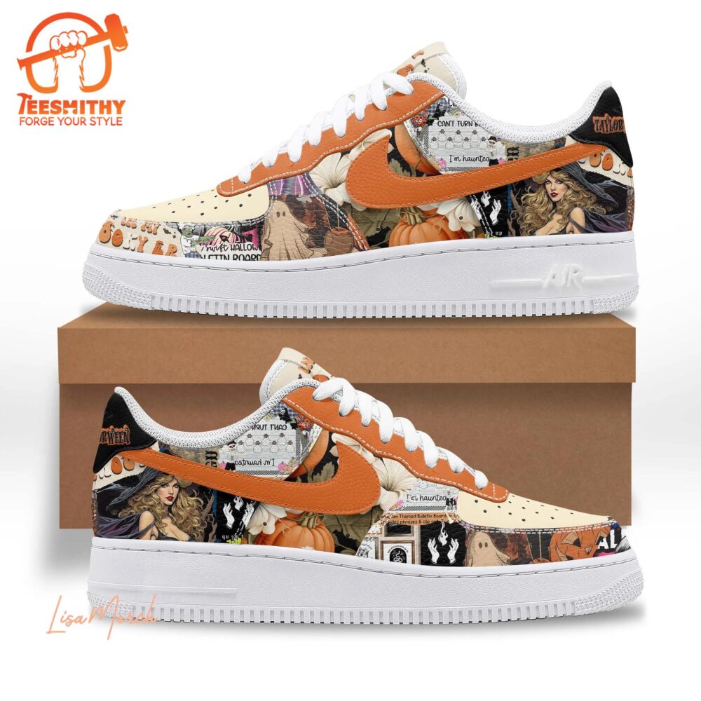 Taylorween In My Spooky Era Taylor Swift 1 AF1 Shoes Air Force 1