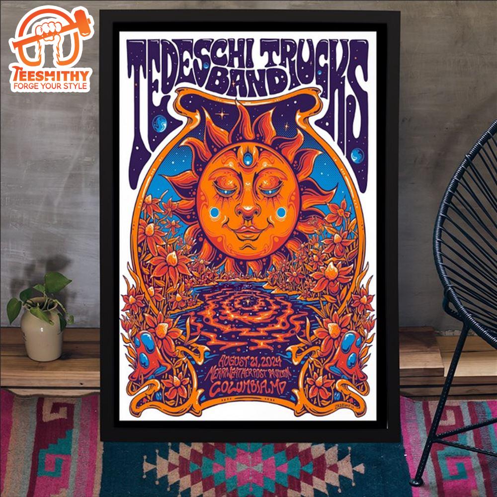 Tedeschi Trucks Band 8 21 24 Merriweather Post Pavilion Event Poster Canvas