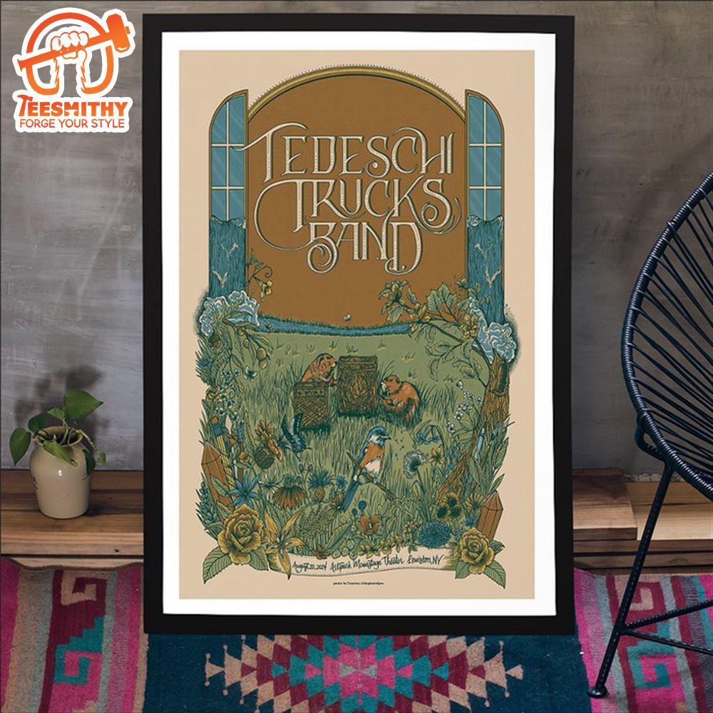 Tedeschi Trucks Band Aug 20 2024 Artpark State Park In Lewiston NY Poster Canvas