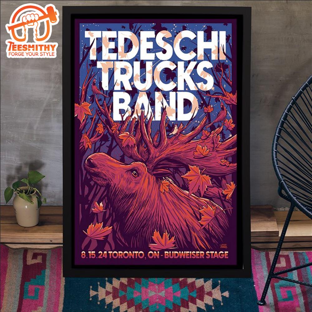 Tedeschi Trucks Band August 15 2024 Budweiser Stage Toronto, ON Poster Canvas