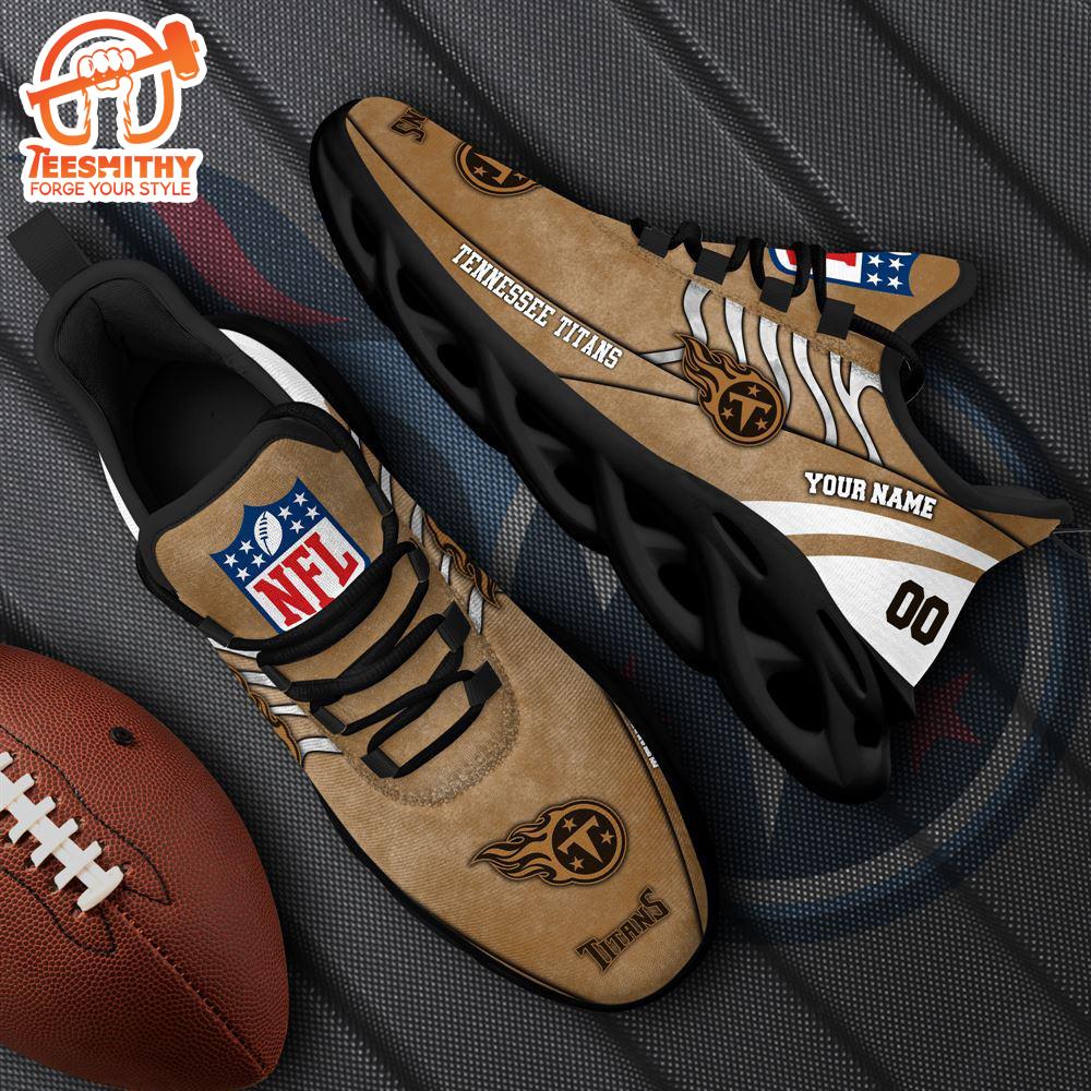 Tennessee Titans NFL Clunky Shoes For Fans Custom Name And Number  Gift Christmas