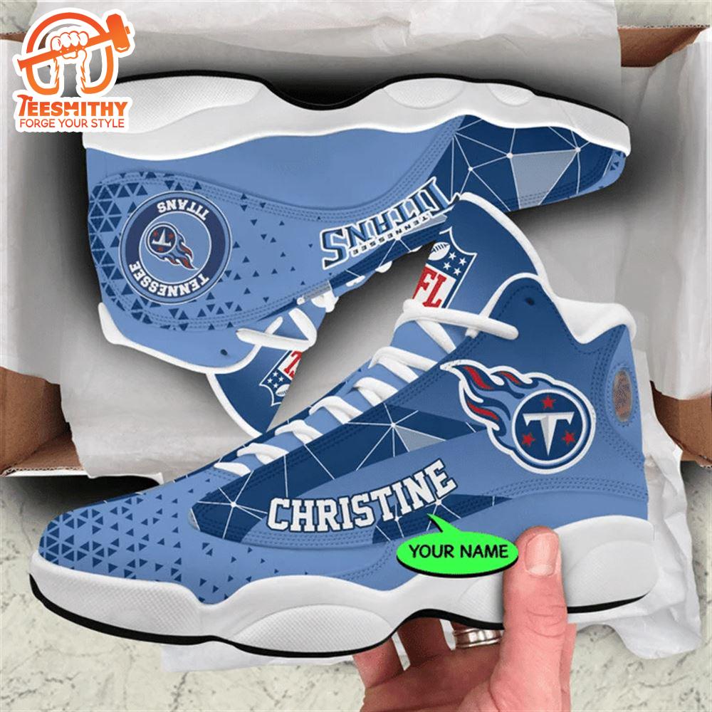 Tennessee Titans NFL Personalized Jordan 13 Shoes  Gift Christmas