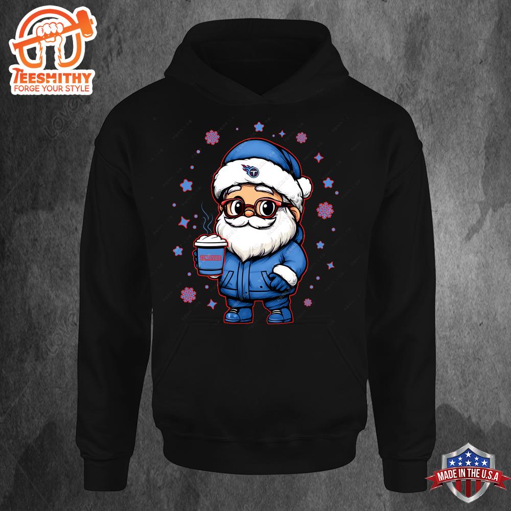 Tennessee Titans Santa Christmas Football Hoodie