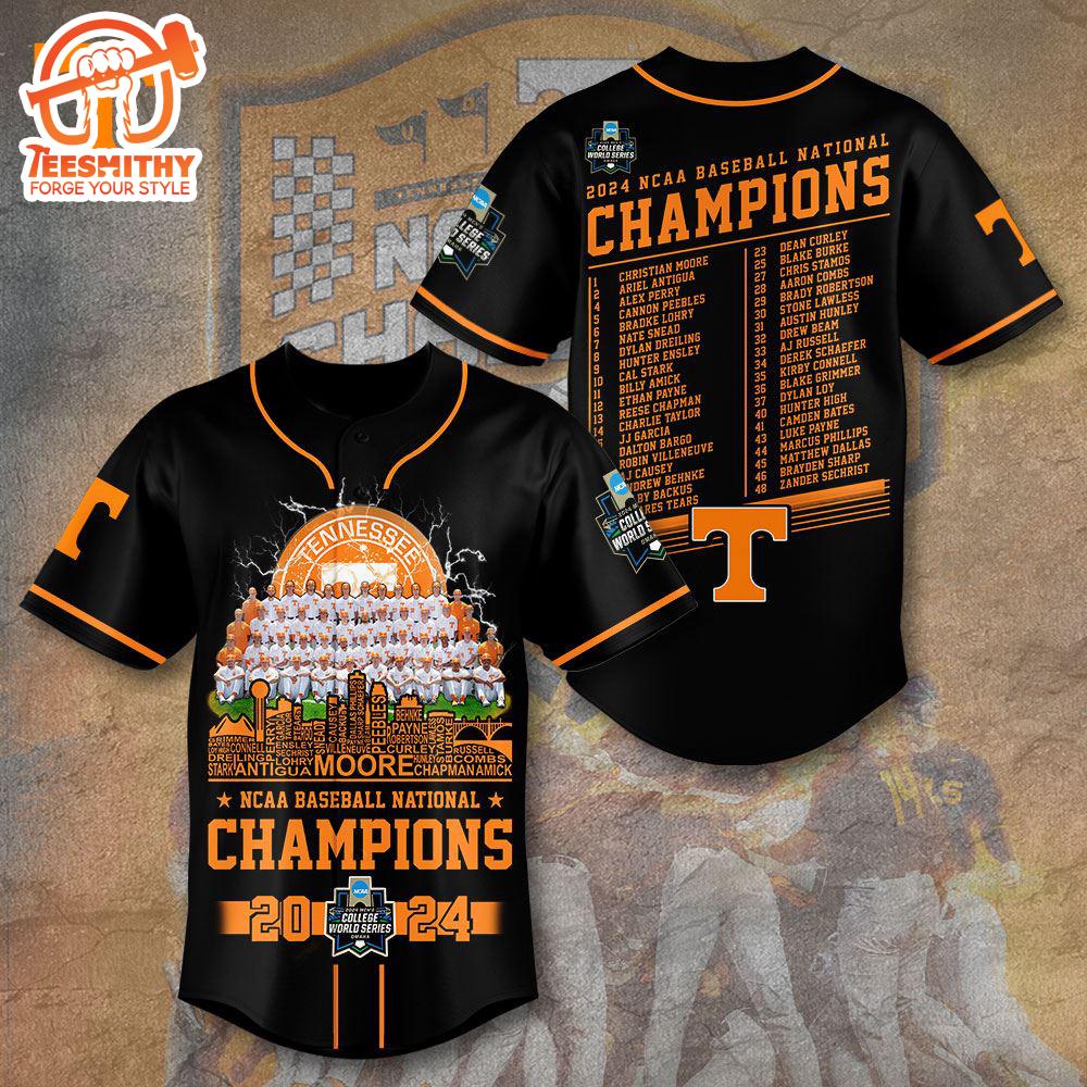 Tennessee Volunteers Baseball Trendding For Fans Baseball Jersey Shirt, For Gift Fans Jersey