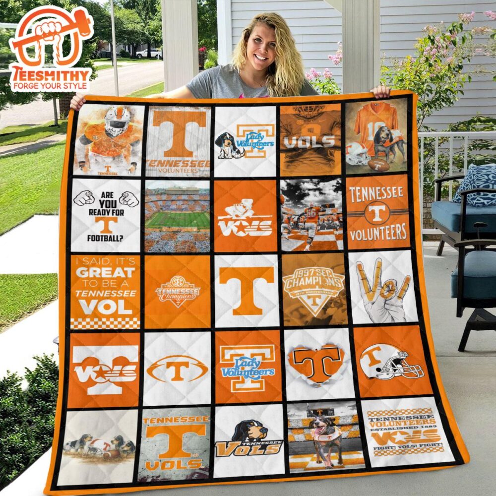 Tennessee Volunteers FC Quilt Blanket Christmas For Fan