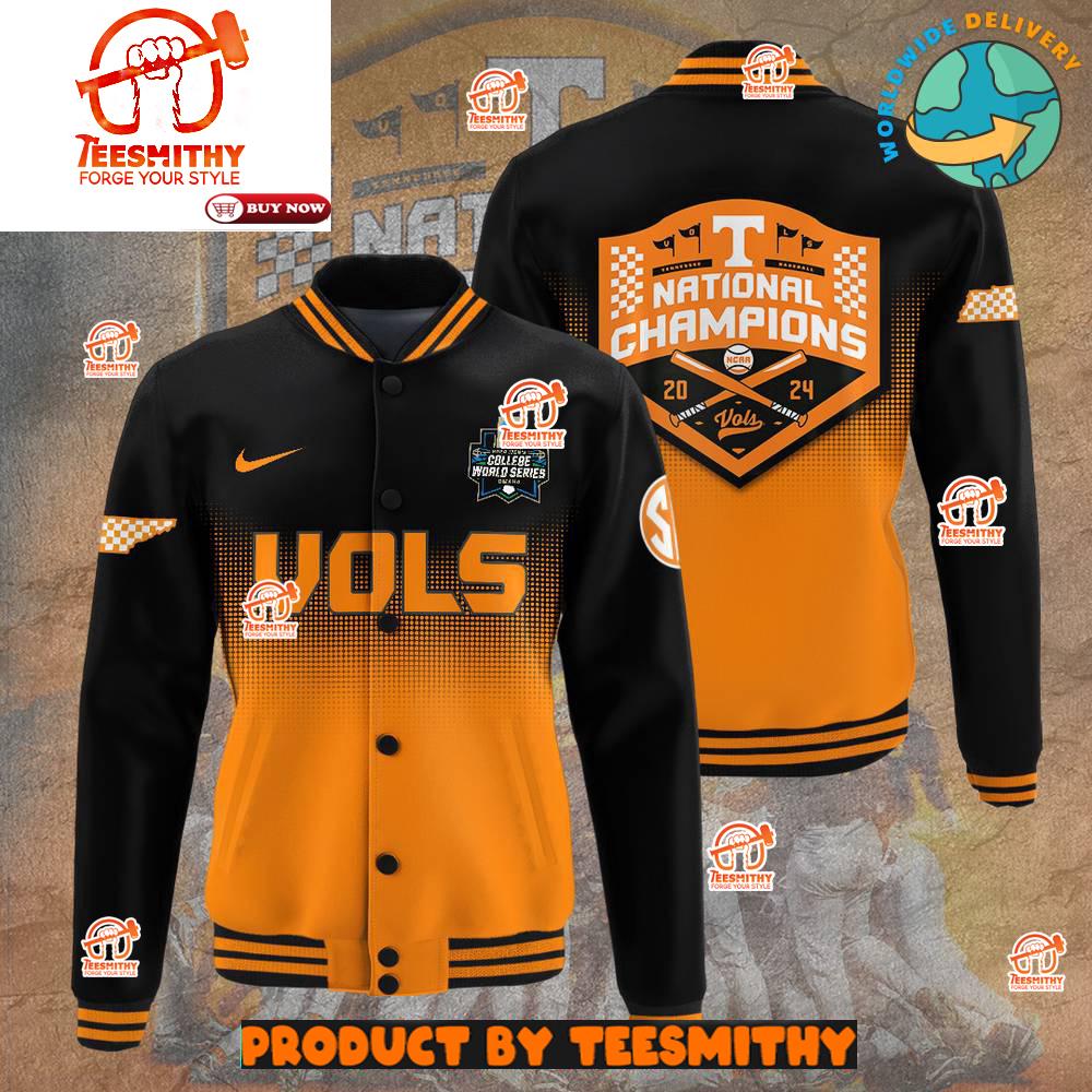 Tennessee Volunteers National Champions 2024 Baseball Jacket