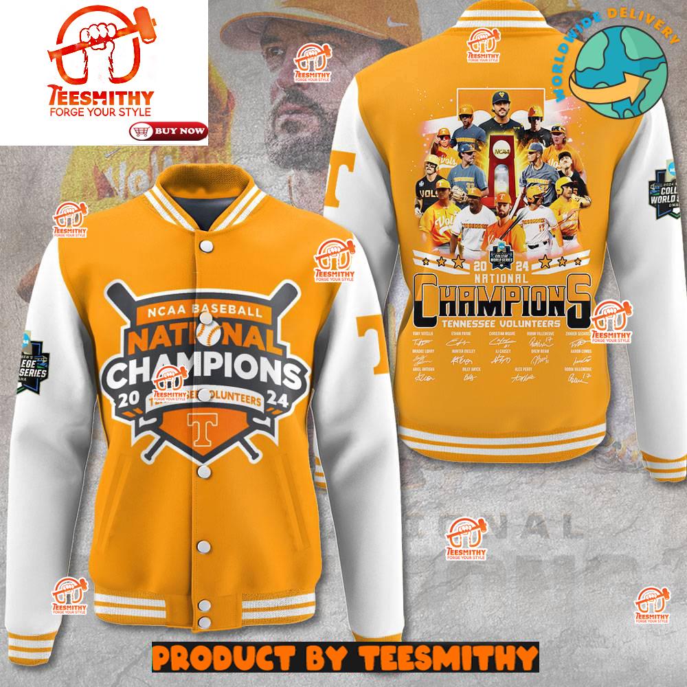 Tennessee Volunteers NCAA Baseball Champions Baseball Jacket