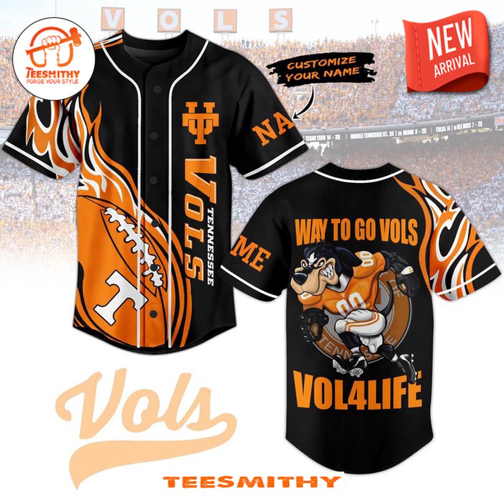 Tennessee Volunteers VOL4LIFE Baseball Jersey