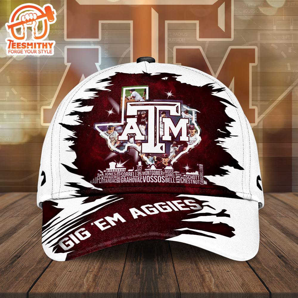 Texas A&M Aggies Baseball Classic Cap Gift Christmas For Fans