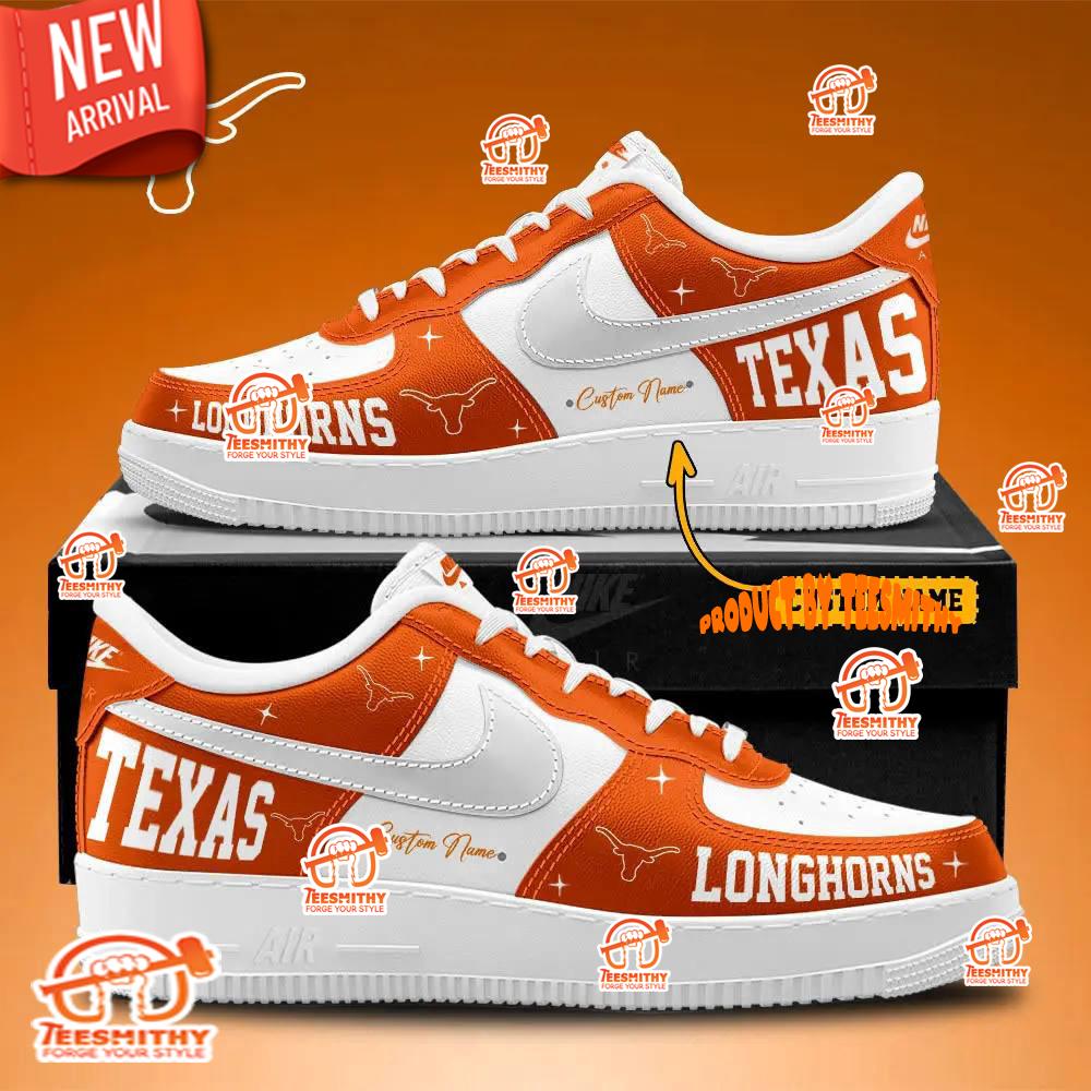 Texas Longhorns Special Limited Edition Air Force 1 Shoes Sneakers