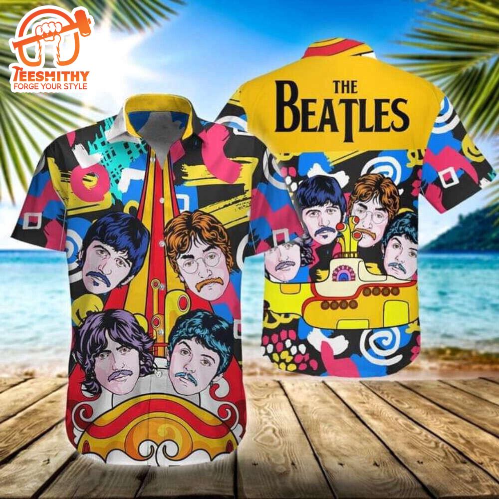 The Beatles Yellow Submarine 3D Hawaiian Shirt