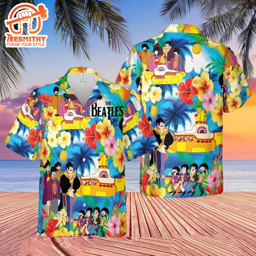 The Beatles Yellow Submarine Aloha Hawaiian Shirt