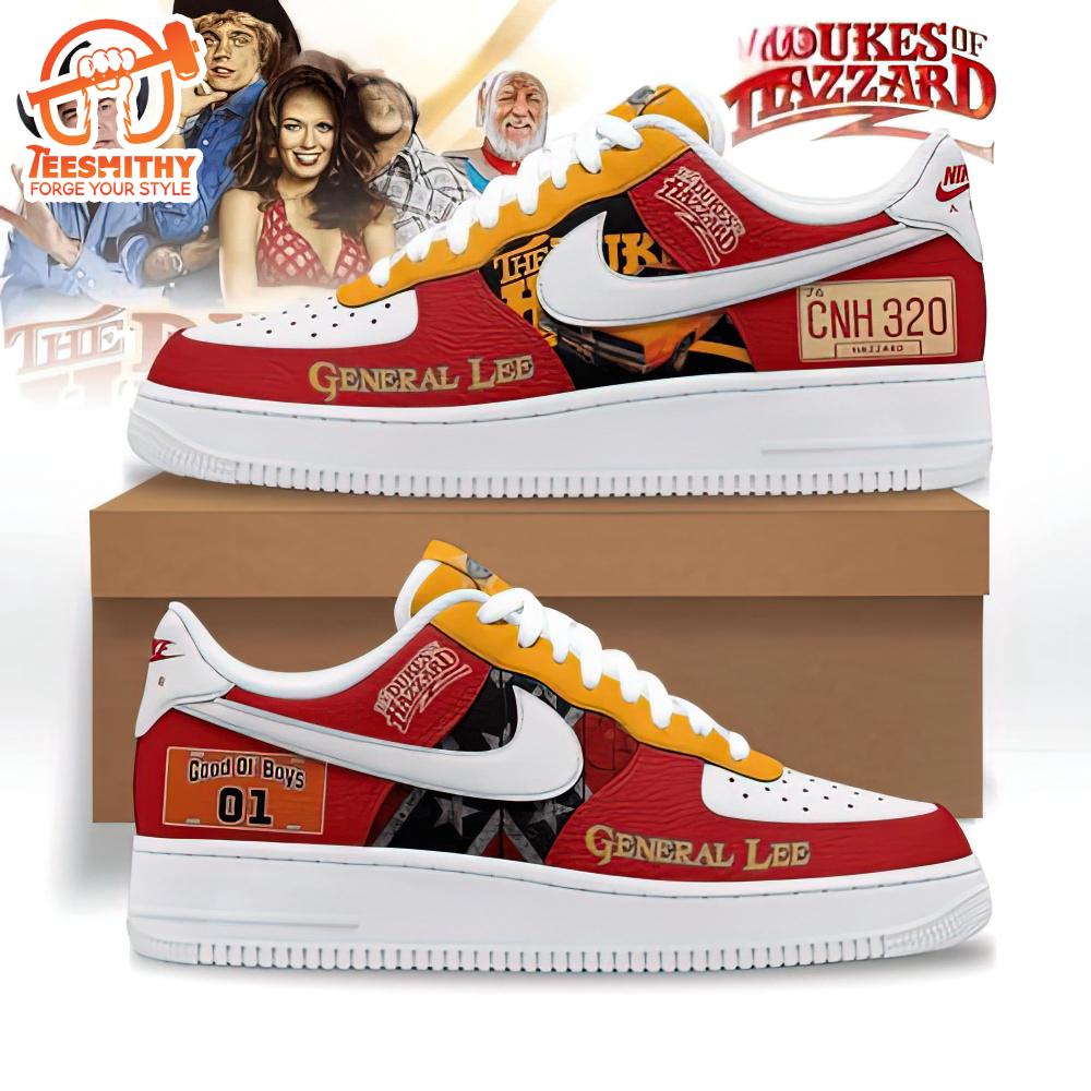 The Dukes Of Hazzard General Lee Air Force 1 Shoes