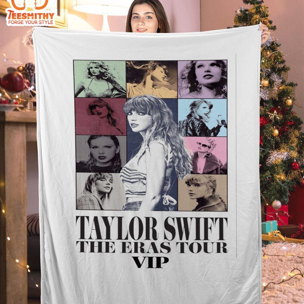 The Eras Tour VIP Taylor Swift Blanket , Christmas Blanket