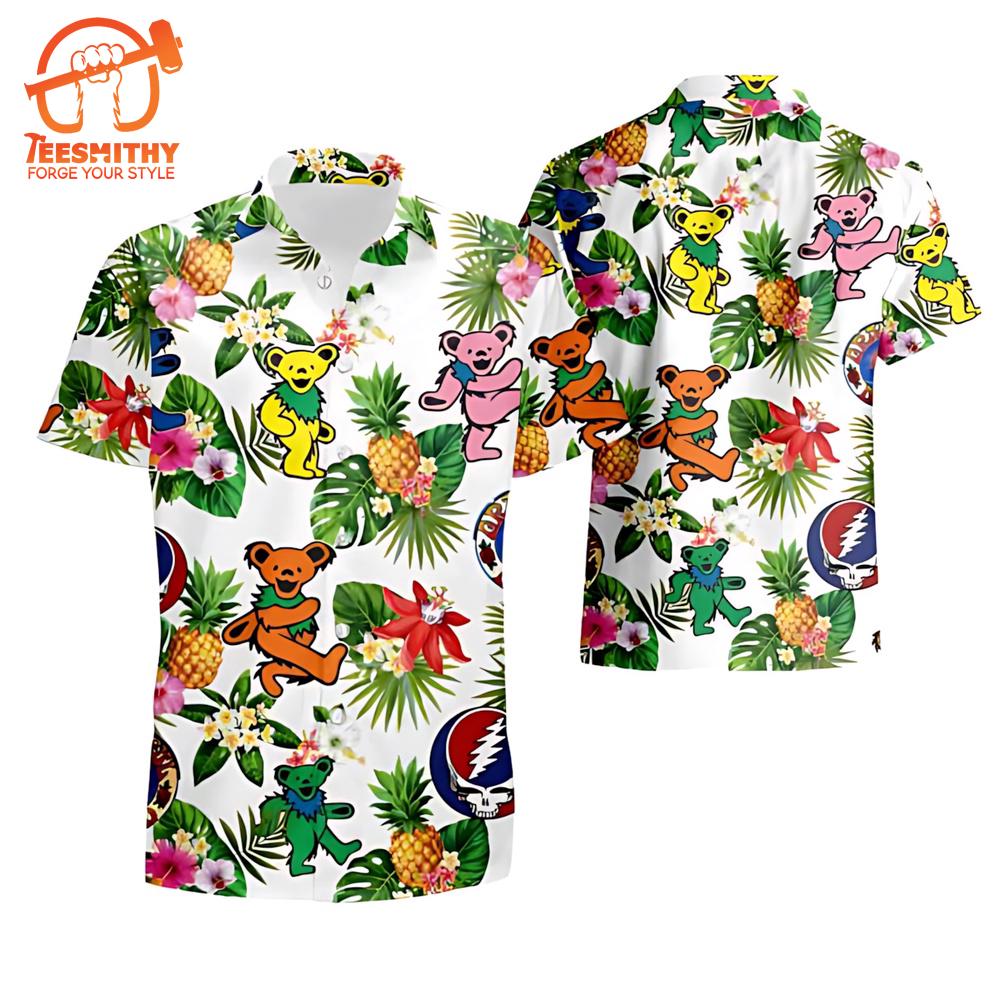 The Grateful Dead Rock Band Full Printed Hawaiian Shirt