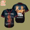 The King Is Back Jake Paul Vs Mike Tyson Baseball Jersey Shirt