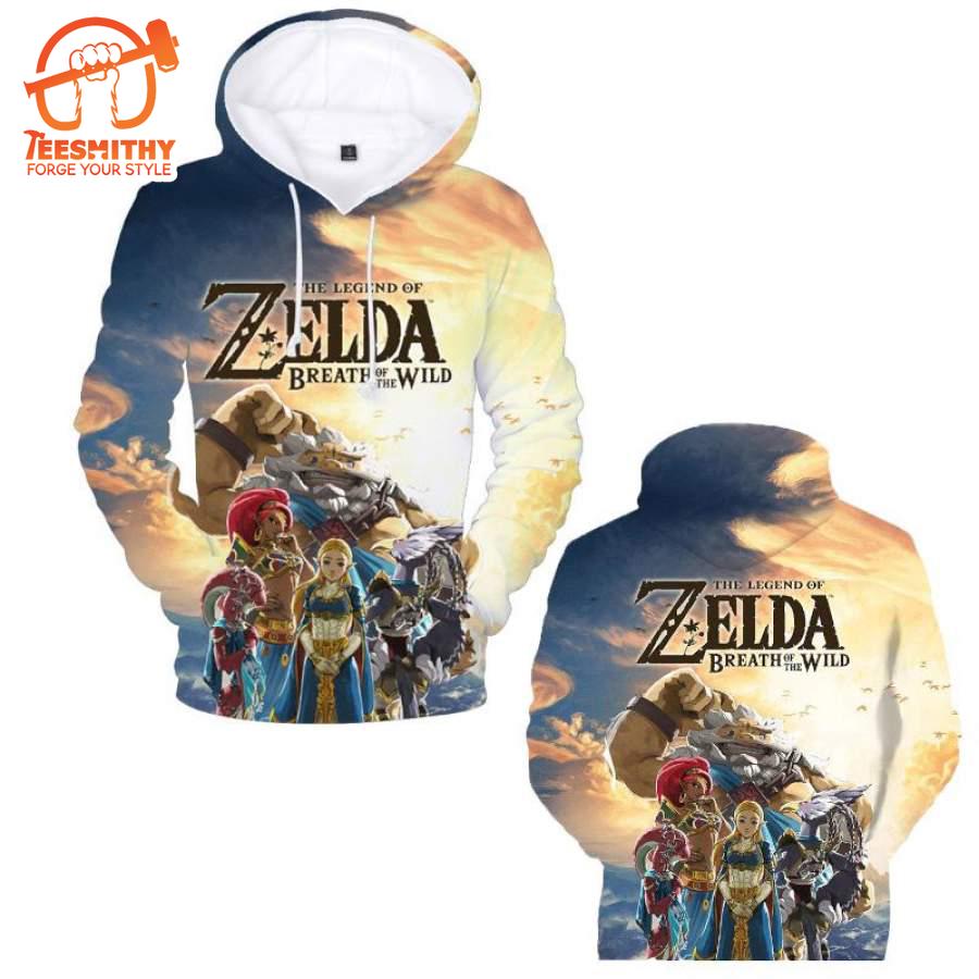 The Legend of Zelda Breath of the Wild Game Men All Over Print Hoodie