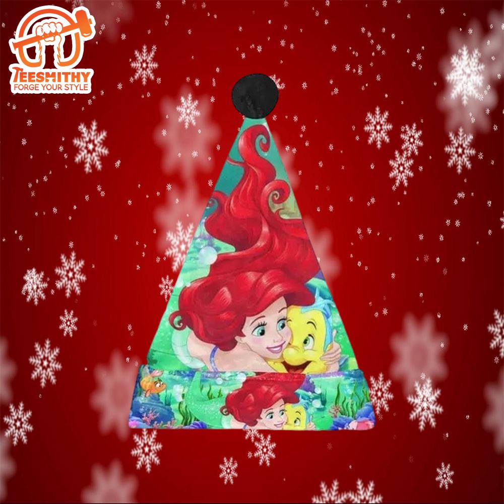 The Little Mermaid Princess Ariel Disney Christmas Hat