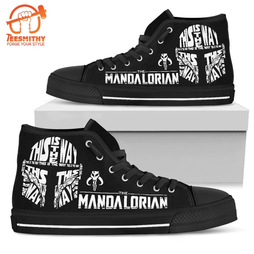 The Mandalorian Sneakers This Is Way High Top Shoes