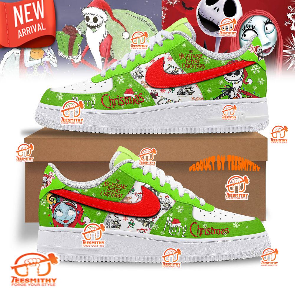 The Nightmare Before Christmas Merry Christmas 2024 Air Force 1 Shoes